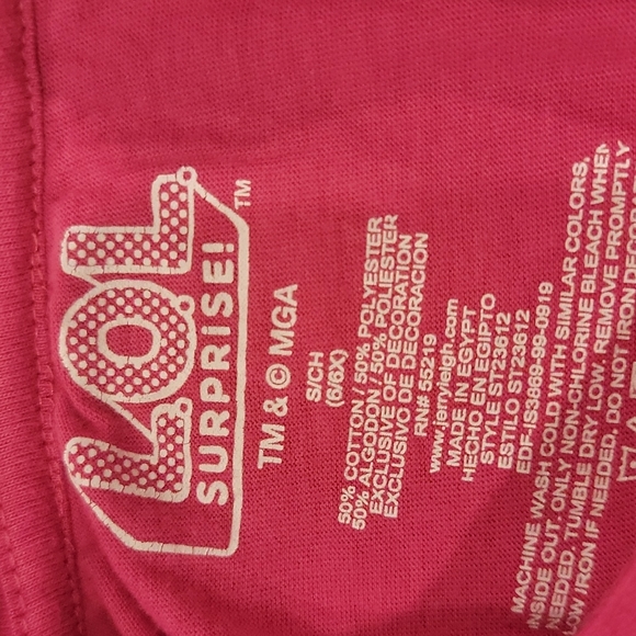 Girls LOL suprise tee shirt - Picture 5 of 6